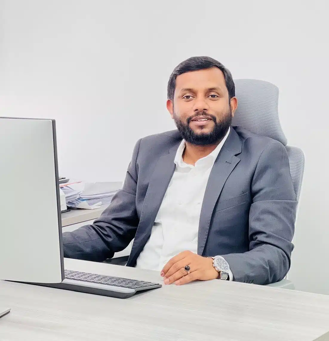 Image Of Binshad Accounts manager Of Premier Infotech Security Solutions Qatar.